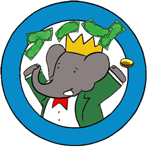 Gif animé Babar argent